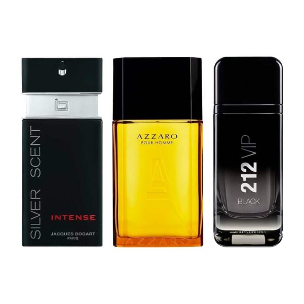 3 Parfumcombinaties – Silver Scent, Azzaro og 212 Black