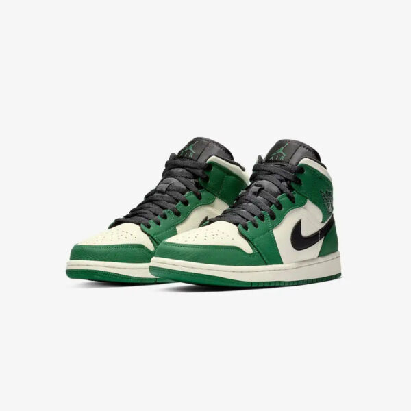 [Koop 1, krijg 2] Jordan 1 Mid Pine Green - Afbeelding 3
