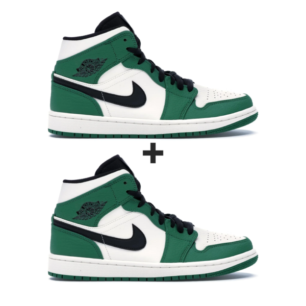 [Koop 1, krijg 2] Jordan 1 Mid Pine Green