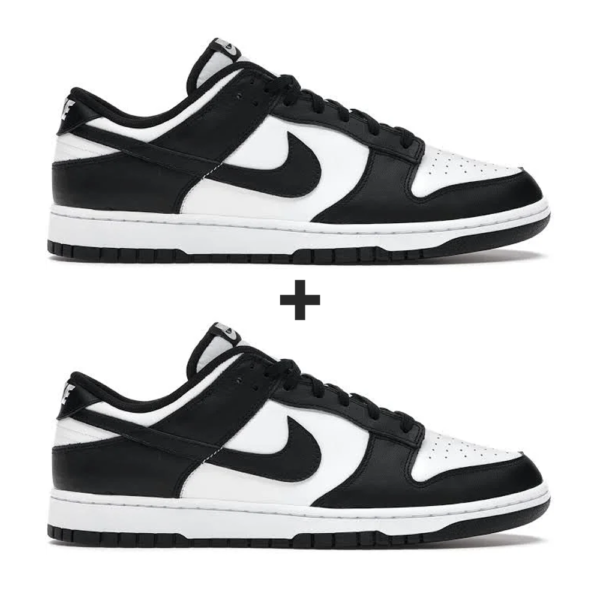 [Koop 1, krijg 2] Nike Dunk Low Retro Black White Panda