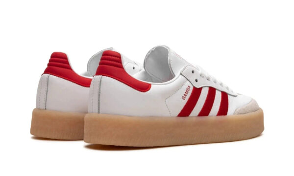 [Koop 1, krijg 2] Adidas Sambae White Better Scarlet Gum - Afbeelding 5